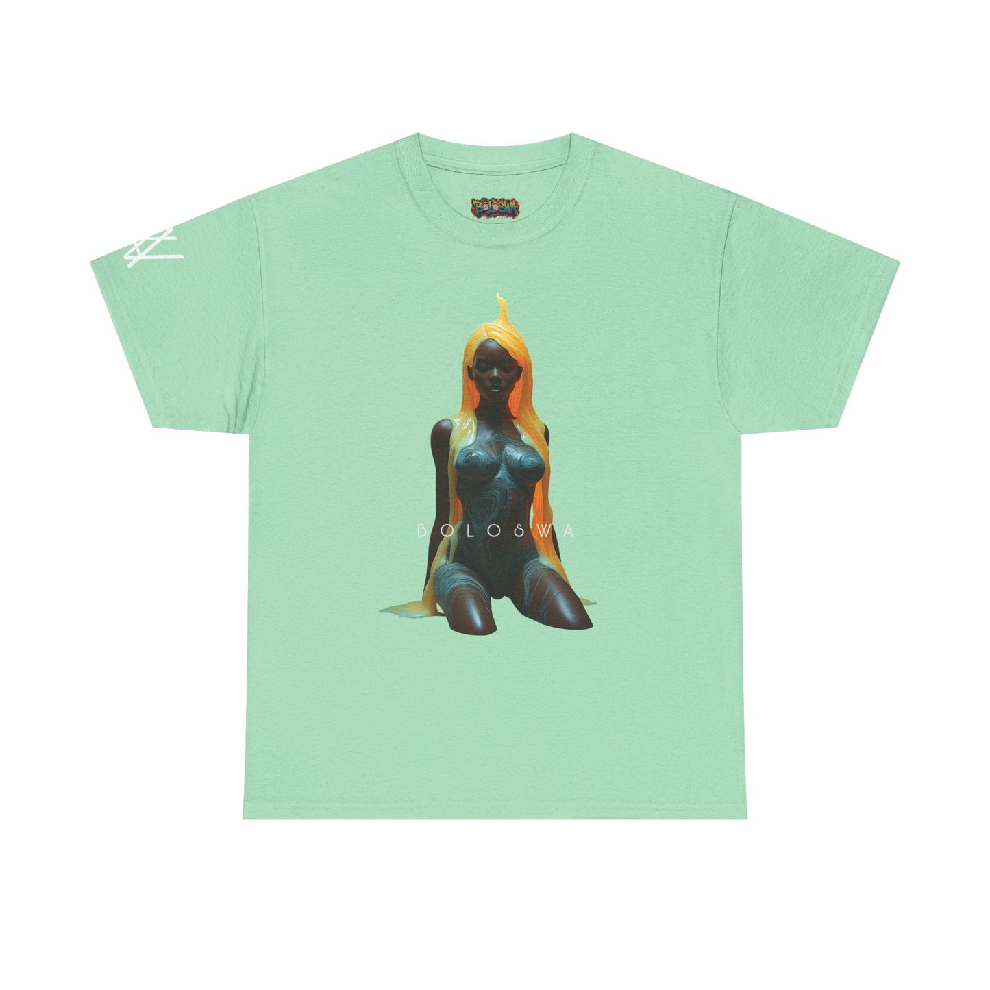 Bold Art Unisex Heavy Cotton Tee - Statement Fashion for Creative Souls
