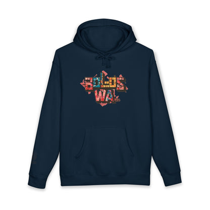Boloswa Tetris-Style Hoodie — Retro Tile Puzzle Sweatshirt