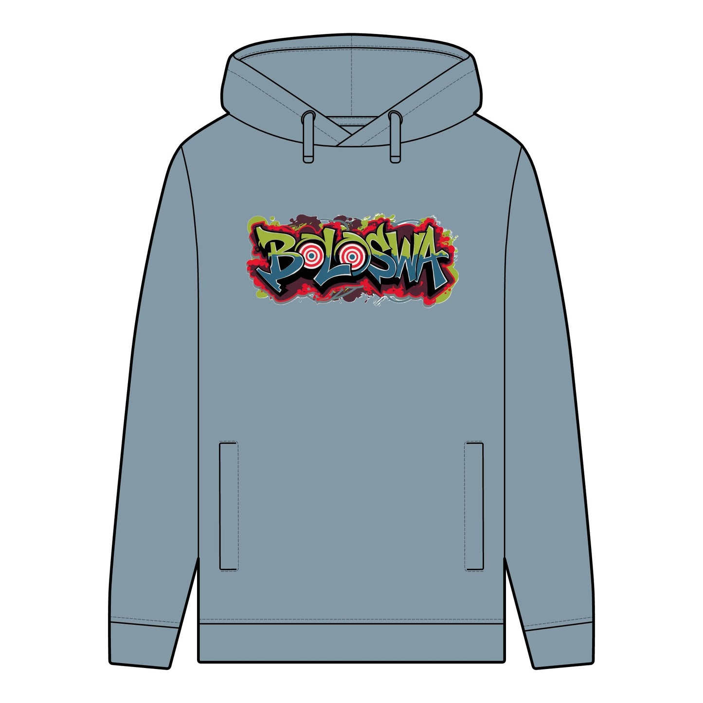 Men's Organic Hoodie with Bold Graphic Designs