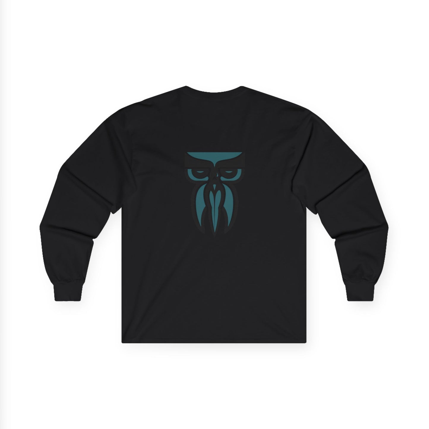 Boloswa Long Sleeve Tee — Bold Text Graphic Cotton Shirt