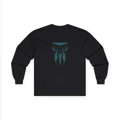 Boloswa Long Sleeve Tee — Bold Text Graphic Cotton Shirt