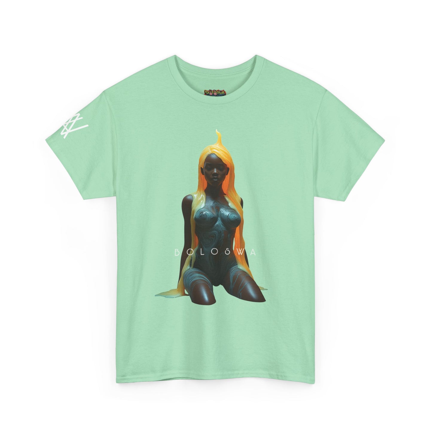 Bold Art Unisex Heavy Cotton Tee - Statement Fashion for Creative Souls