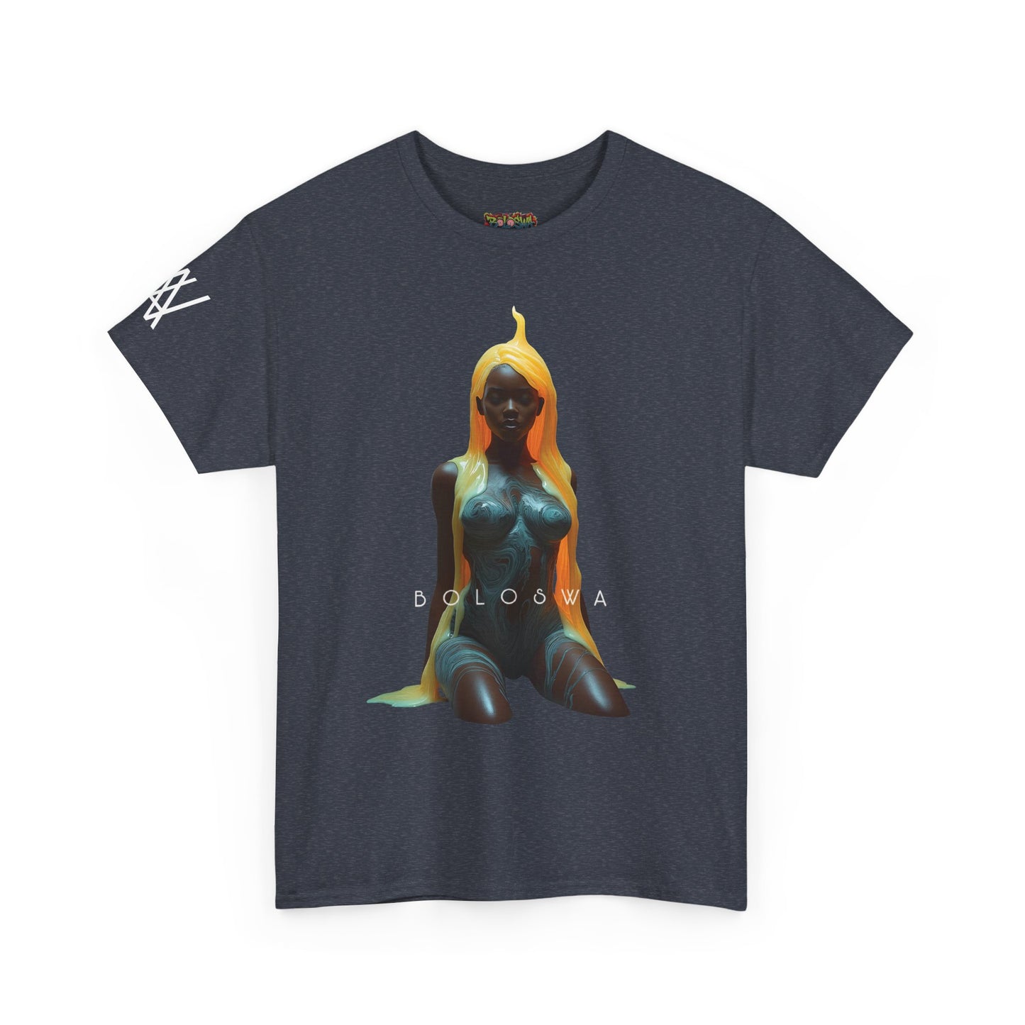 Bold Art Unisex Heavy Cotton Tee - Statement Fashion for Creative Souls