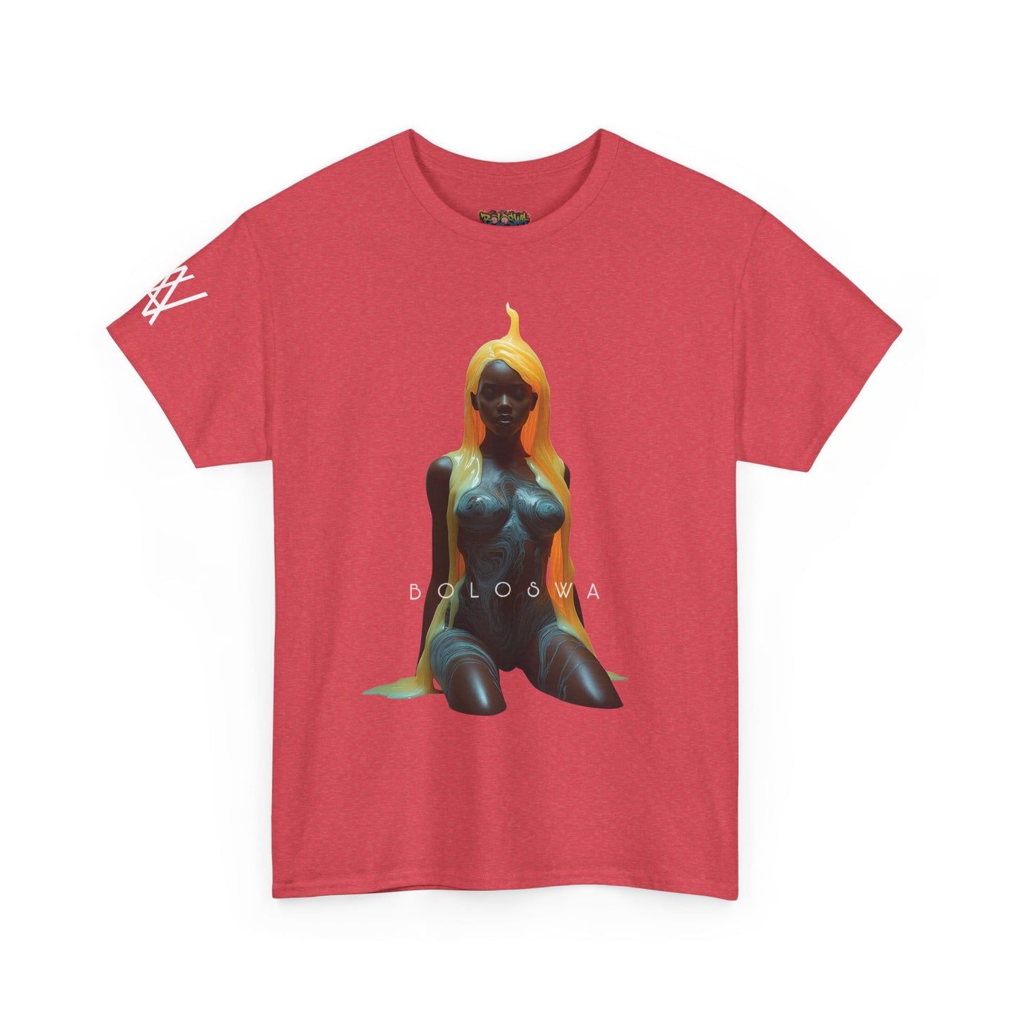 Bold Art Unisex Heavy Cotton Tee - Statement Fashion for Creative Souls