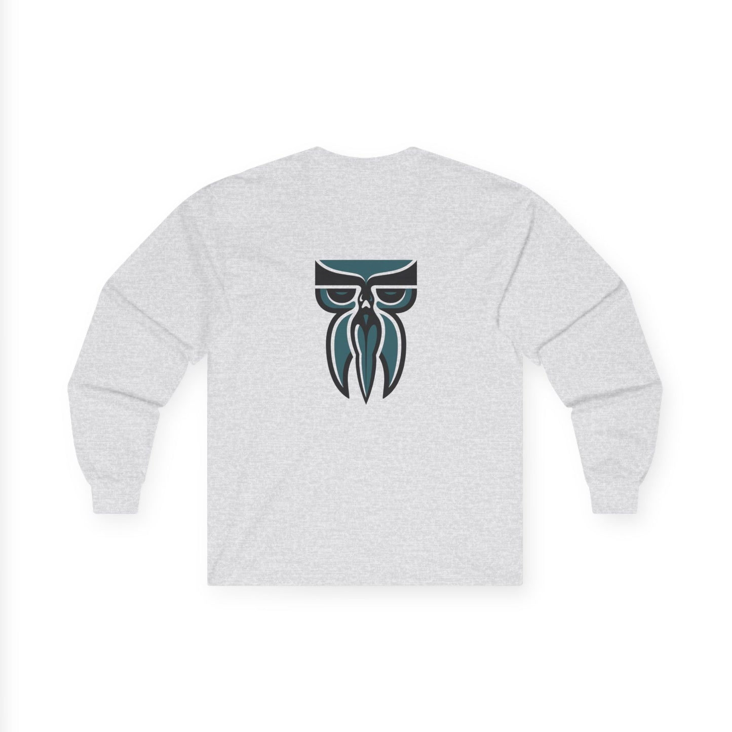 Boloswa Long Sleeve Tee — Bold Text Graphic Cotton Shirt