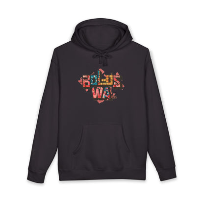 Boloswa Tetris-Style Hoodie — Retro Tile Puzzle Sweatshirt
