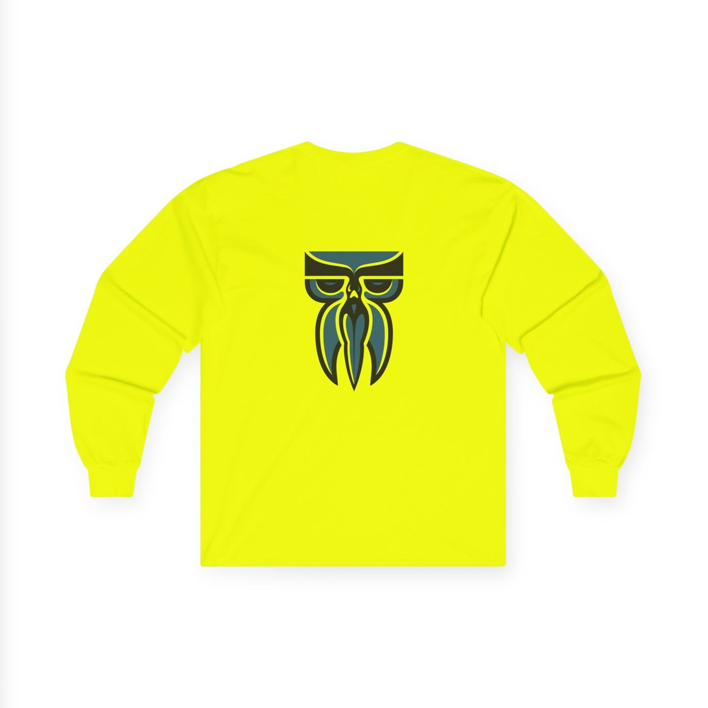 Boloswa Long Sleeve Tee — Bold Text Graphic Cotton Shirt