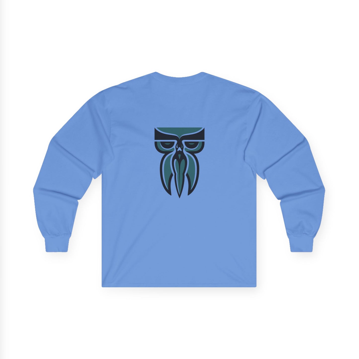 Boloswa Long Sleeve Tee — Bold Text Graphic Cotton Shirt