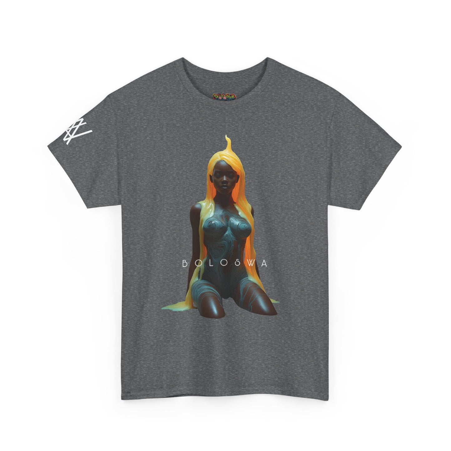 Bold Art Unisex Heavy Cotton Tee - Statement Fashion for Creative Souls
