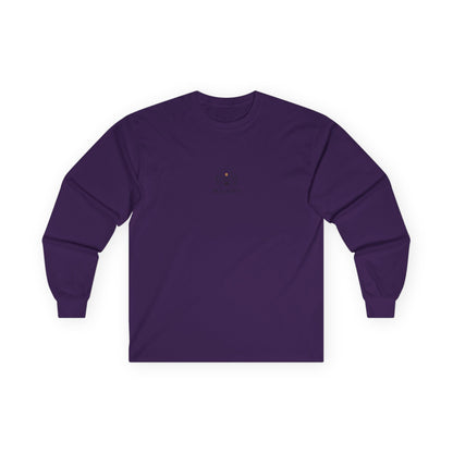 Boloswa Long Sleeve Tee — Bold Text Graphic Cotton Shirt