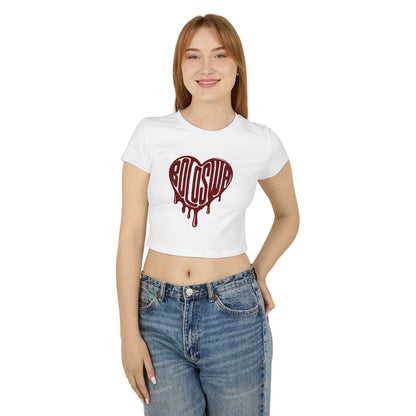 Bold Love Women's Baby Tee - Cute Graphic Crop Top for Everyday Wear
