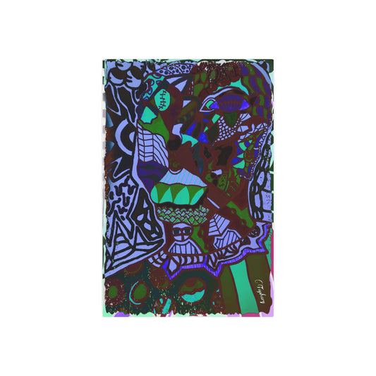 Vibrant Metal Art Sign - Unique Wall Decor with Abstract Design