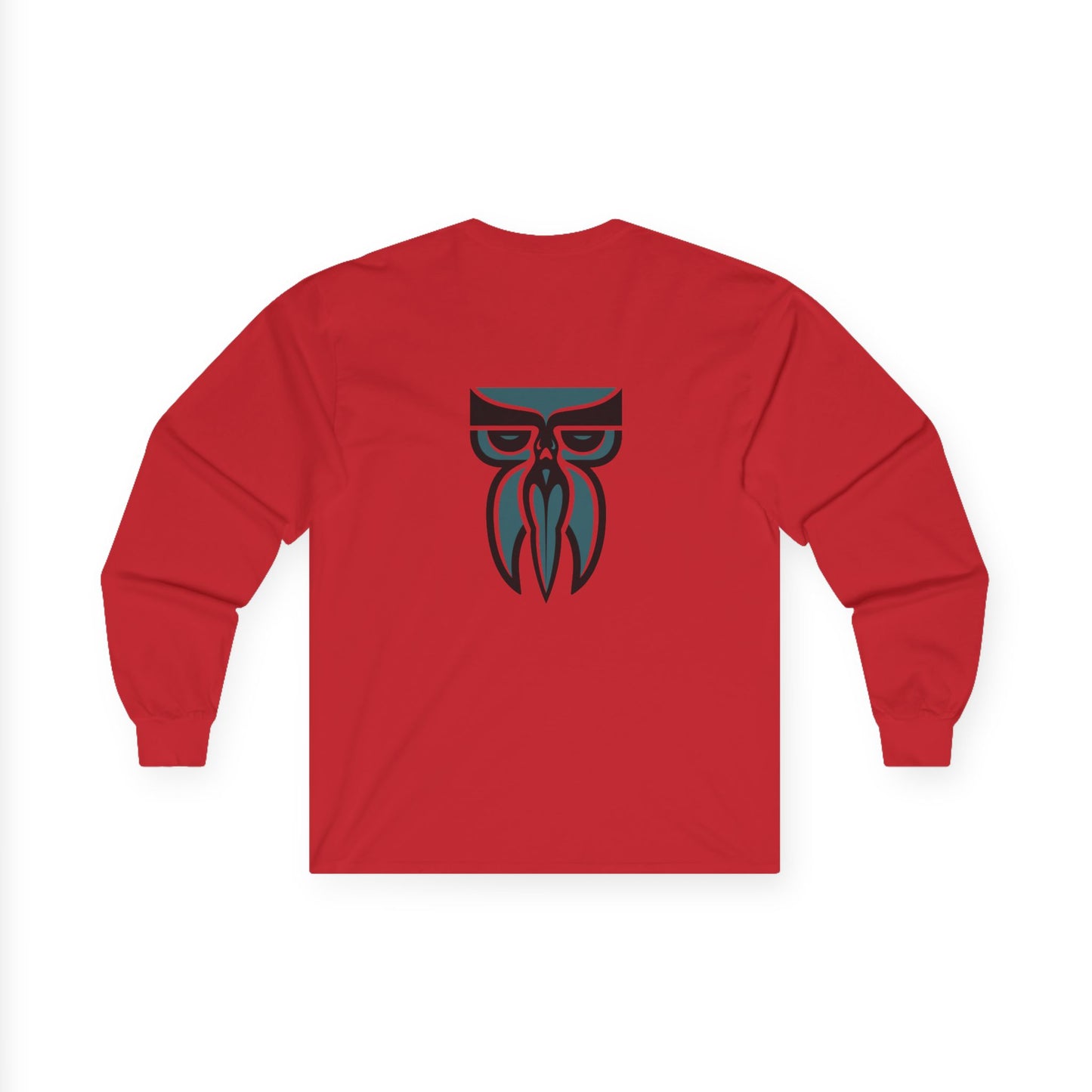 Boloswa Long Sleeve Tee — Bold Text Graphic Cotton Shirt