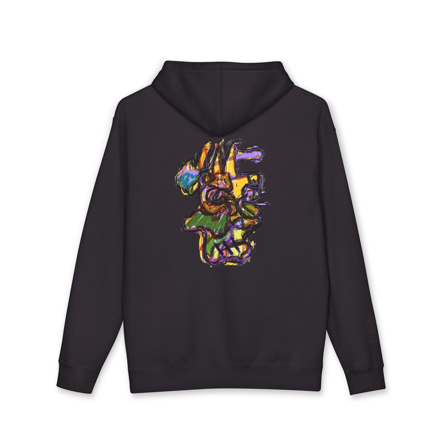 Boloswa Tetris-Style Hoodie — Retro Tile Puzzle Sweatshirt