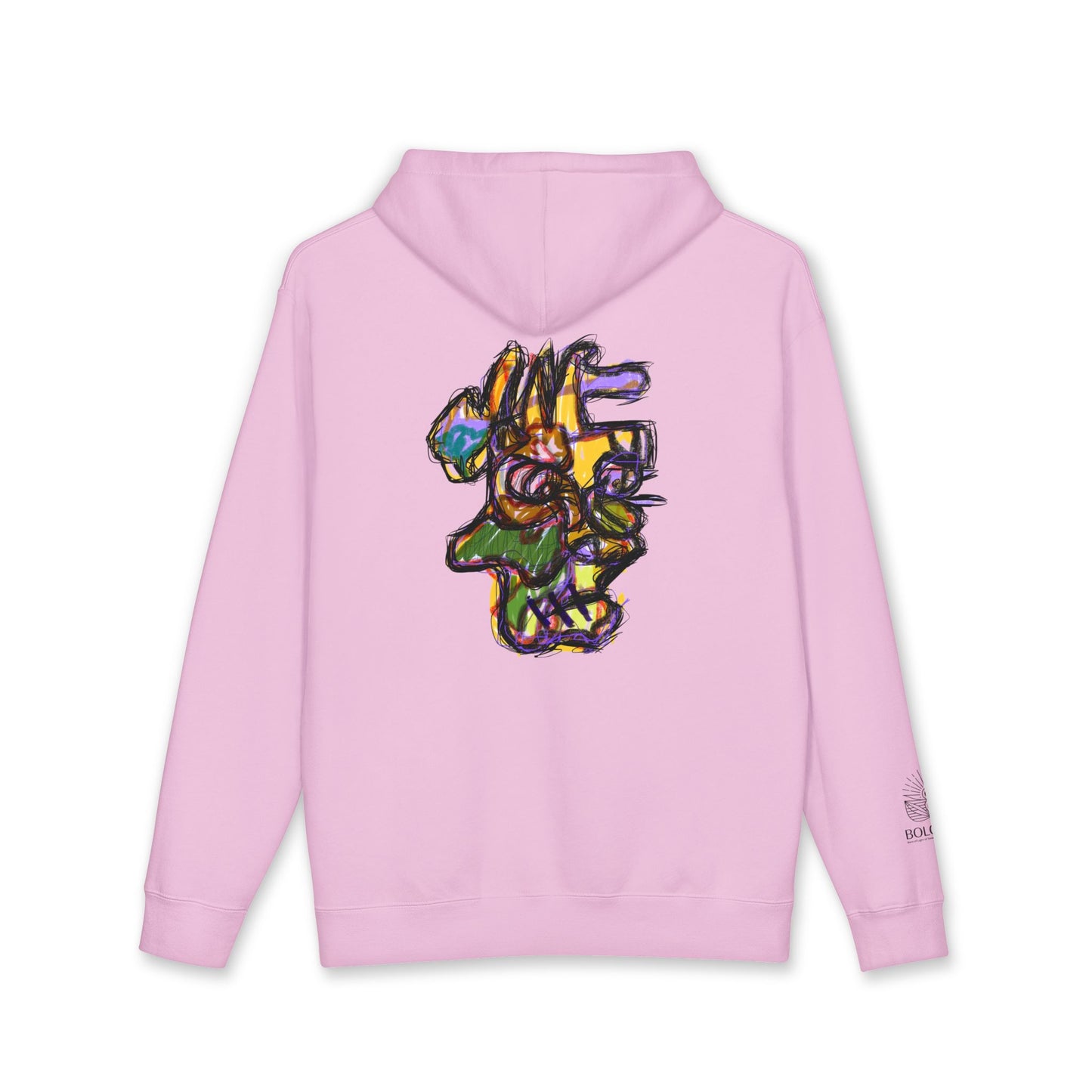 Boloswa Tetris-Style Hoodie — Retro Tile Puzzle Sweatshirt