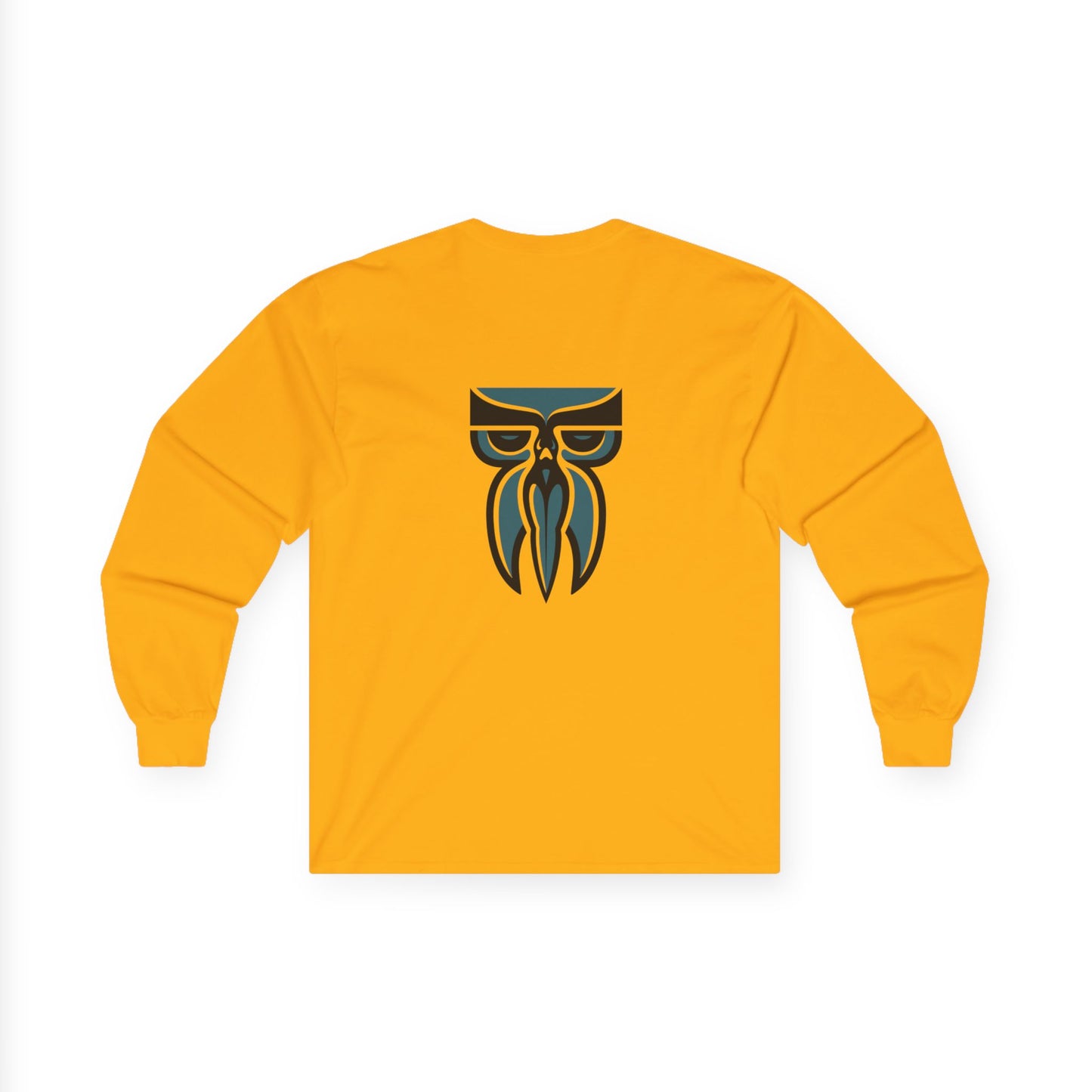 Boloswa Long Sleeve Tee — Bold Text Graphic Cotton Shirt