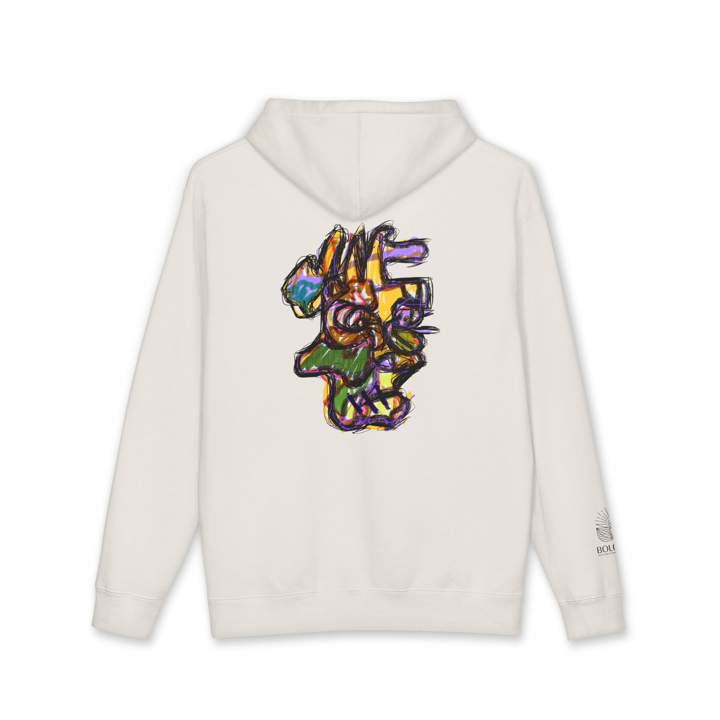 Boloswa Tetris-Style Hoodie — Retro Tile Puzzle Sweatshirt