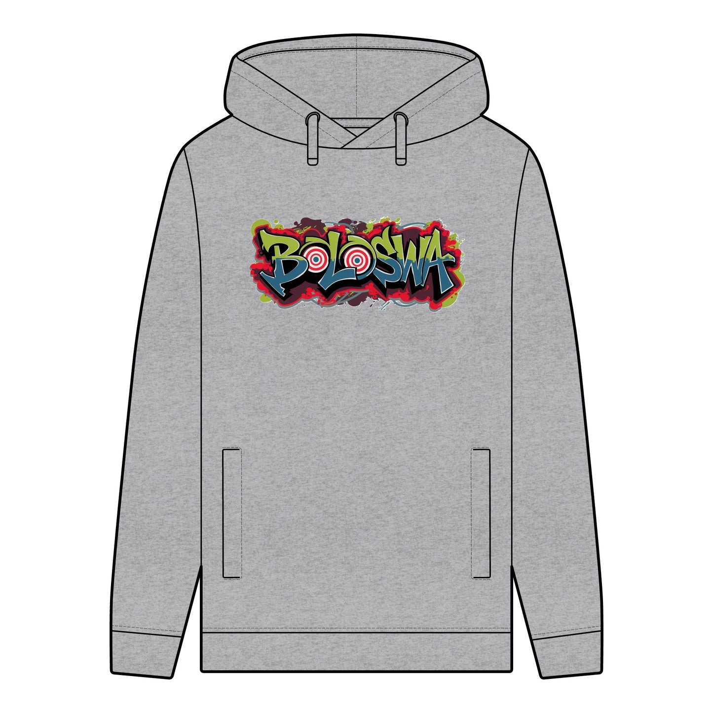 Men's Organic Hoodie with Bold Graphic Designs