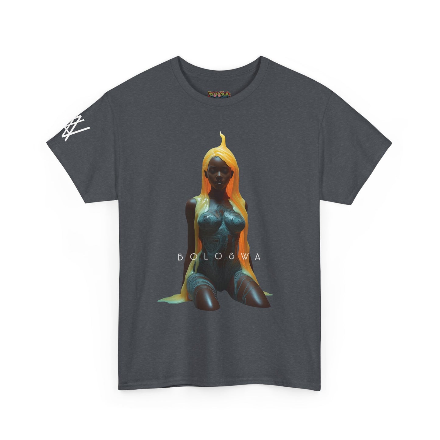 Bold Art Unisex Heavy Cotton Tee - Statement Fashion for Creative Souls