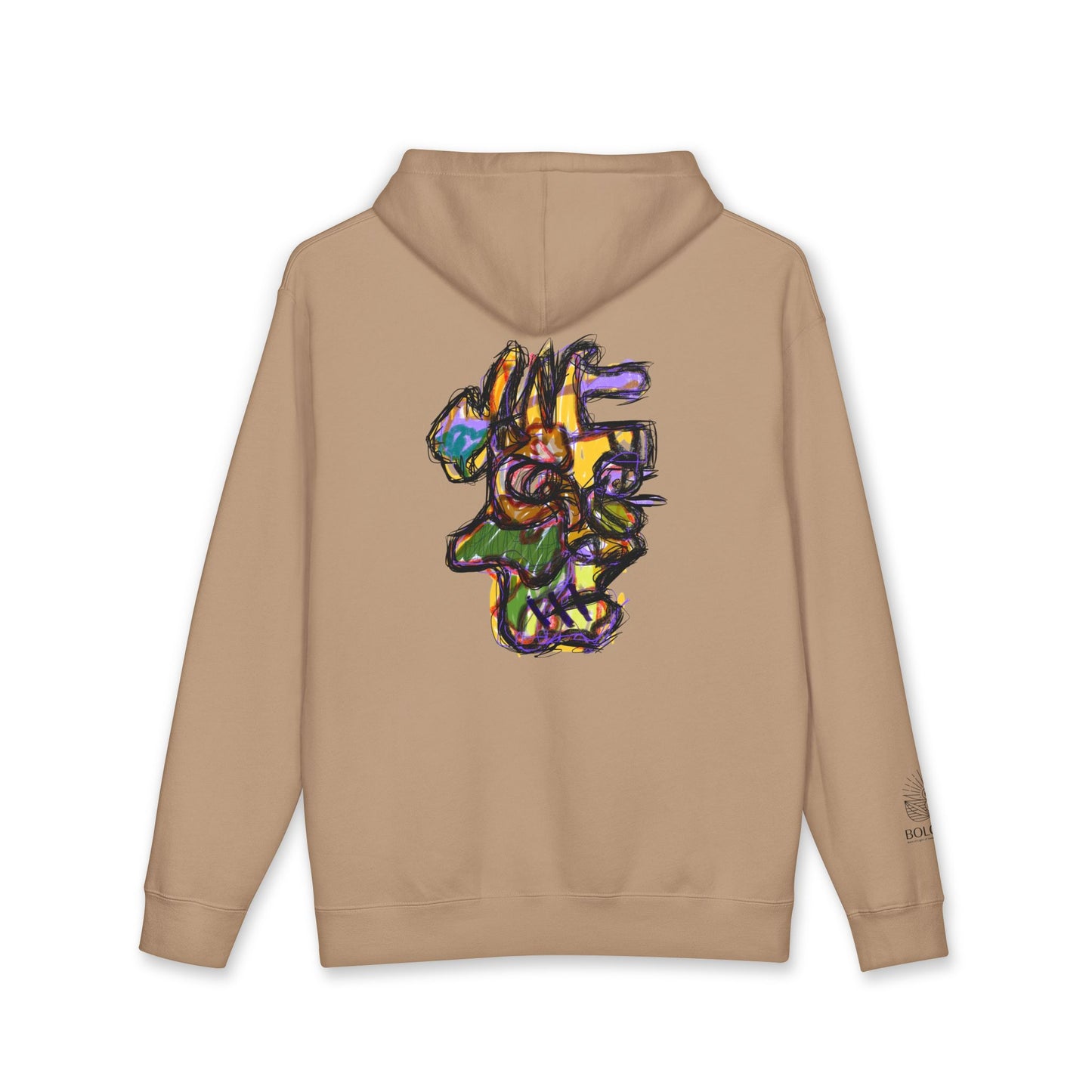 Boloswa Tetris-Style Hoodie — Retro Tile Puzzle Sweatshirt