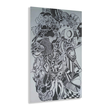 Modern Abstract Acrylic Print - Thought-Provoking Wall Art for Home or Office