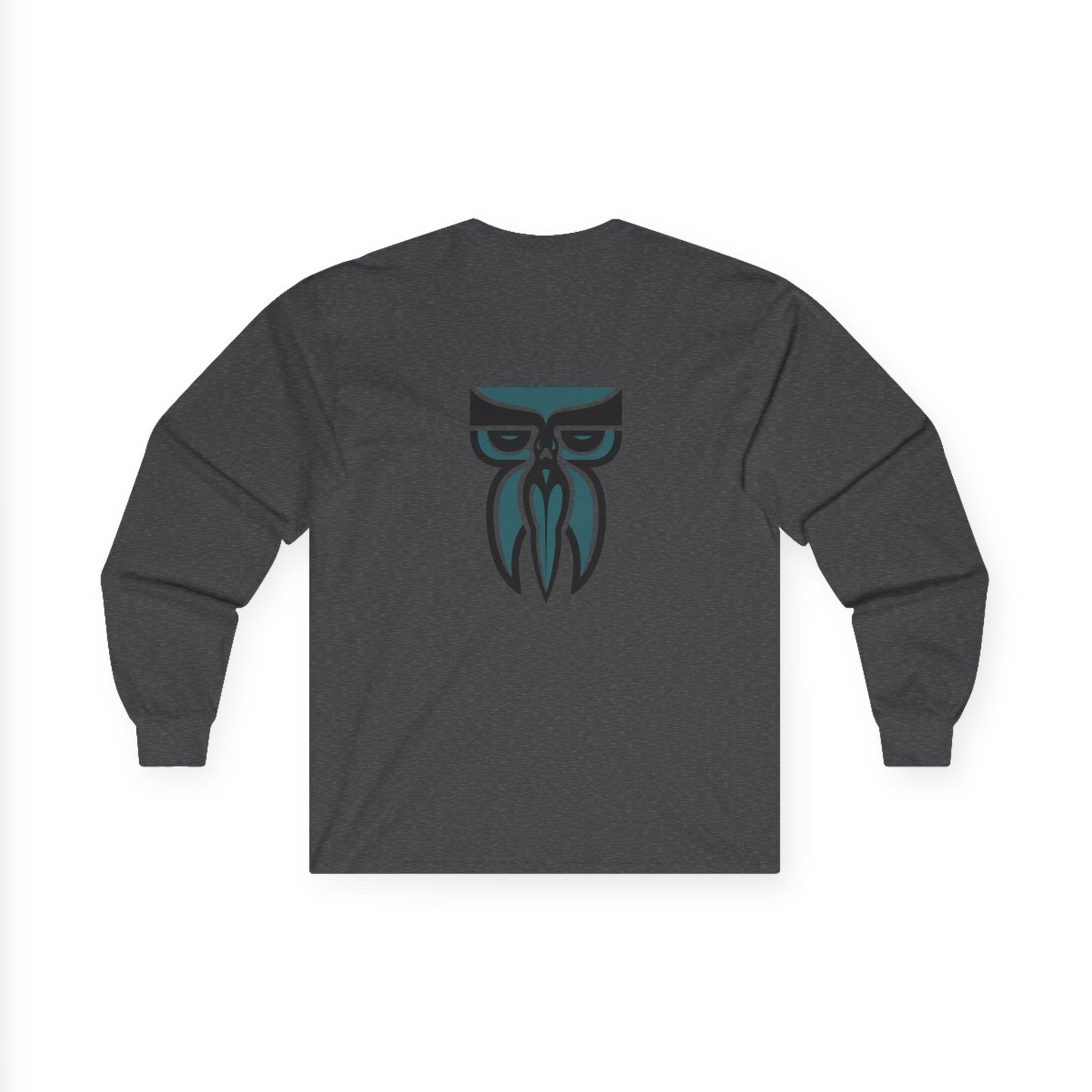 Boloswa Long Sleeve Tee — Bold Text Graphic Cotton Shirt