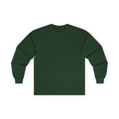 Boloswa Long Sleeve Tee — Bold Text Graphic Cotton Shirt