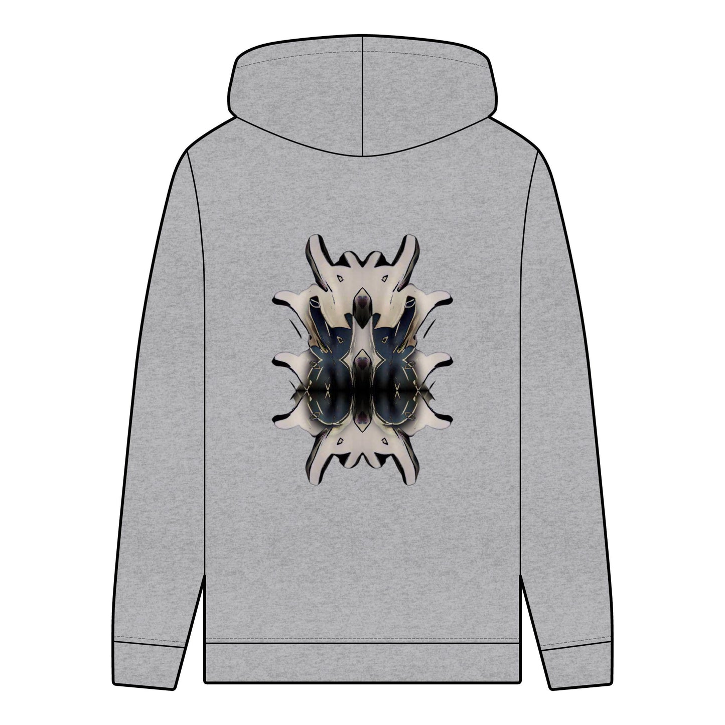 Men's Organic Hoodie with Bold Graphic Designs